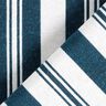 Decor Fabric Jacquard stripes – ocean blue/white,  thumbnail number 4