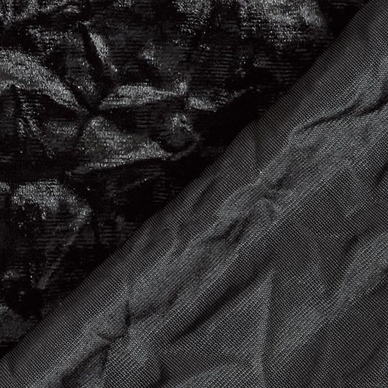 Crushed stretch velvet – black,  image number 4