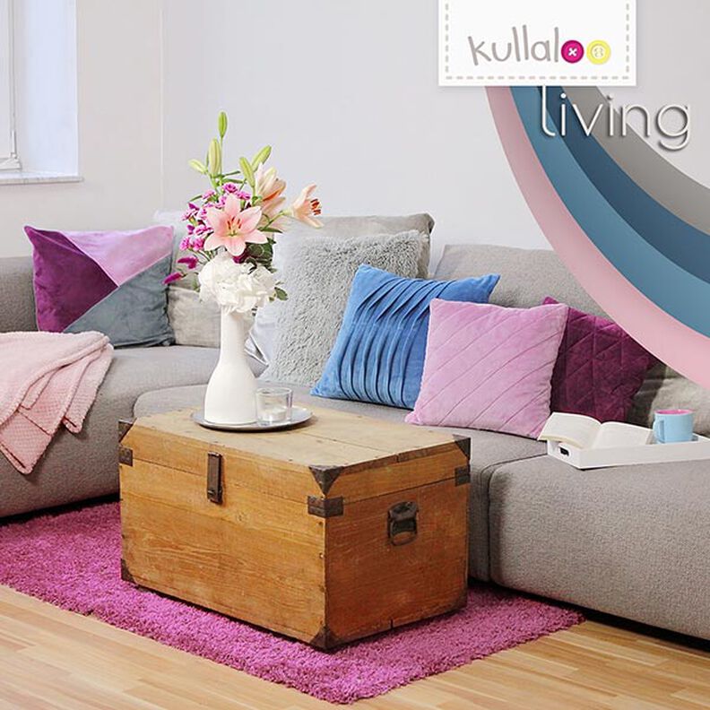 SHORTY Velour [1 m x 0,75 m | Pile: 1,5 mm] - petrol | Kullaloo,  image number 8