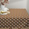 Cotton Cretonne retro flowers – caramel,  thumbnail number 7