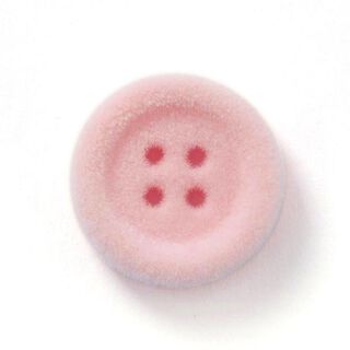 Velvet 4-Hole Button – pink, 