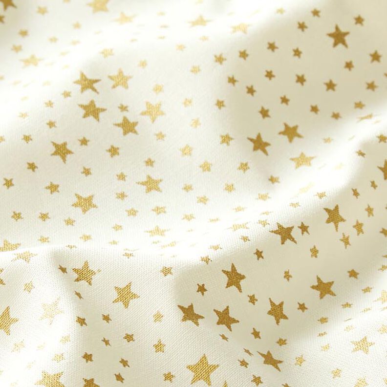 Cotton Cretonne Starry Christmas Sky, small – white, image number 2