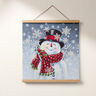 Panel Tapestry Fabric Lurex snowman – white,  thumbnail number 6