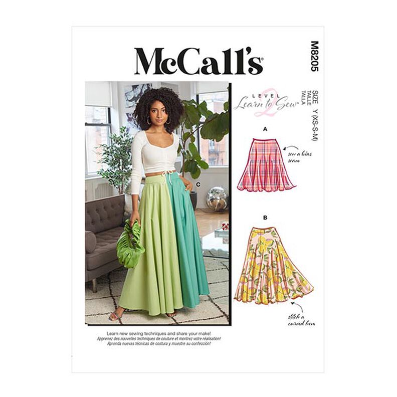 Skirt, McCall´s 8205 | 32-40,  image number 1