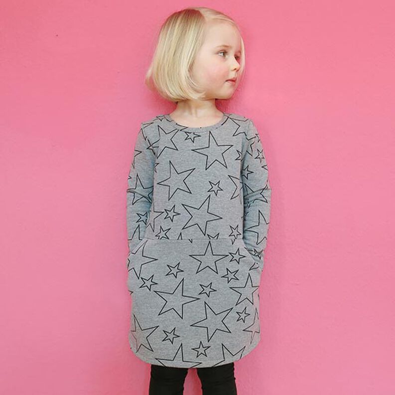 FANNIE - sweatshirt dress with pockets, Studio Schnittreif | 86 - 152,  image number 3