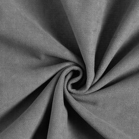 Thermal curtain fabric fine woven look – slate grey | Remnant 50cm, 