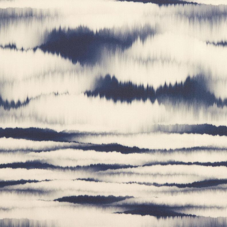Outdoor Fabric Canvas batik – sand/midnight blue,  image number 1