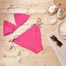 Swimsuit fabric SPF 50 – neon pink,  thumbnail number 6