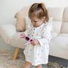 Double Gauze/Muslin colourful hearts Digital Print – white,  thumbnail number 5