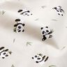 Cotton Cretonne cute panda bear – natural,  thumbnail number 2