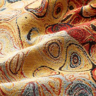 Tapestry Jacquard Abstract Art – blue/red/yellow, 