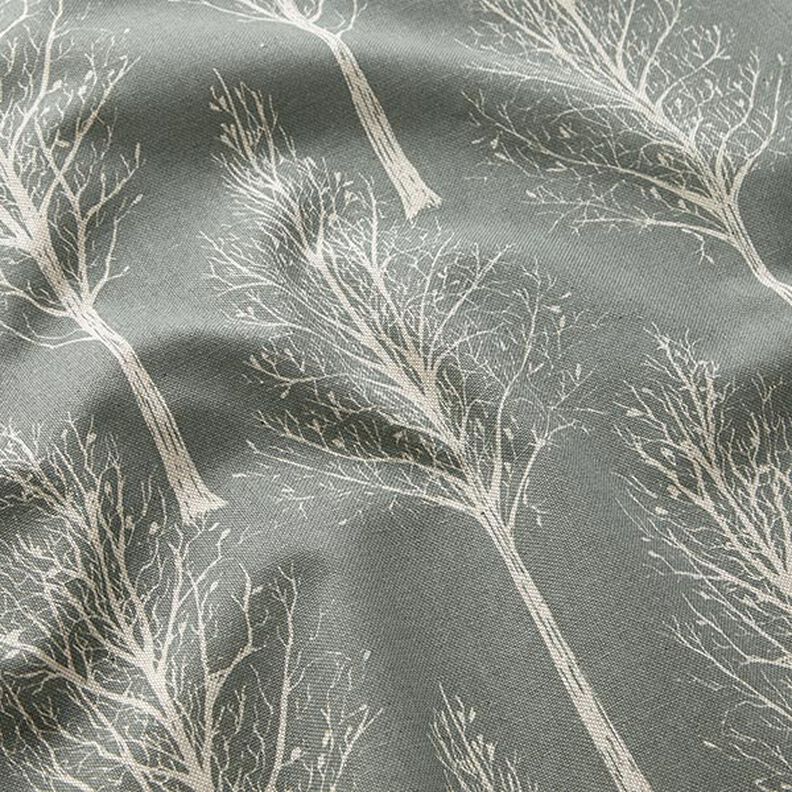Decor Fabric Half Panama Tree Silhouette – reed/natural,  image number 2