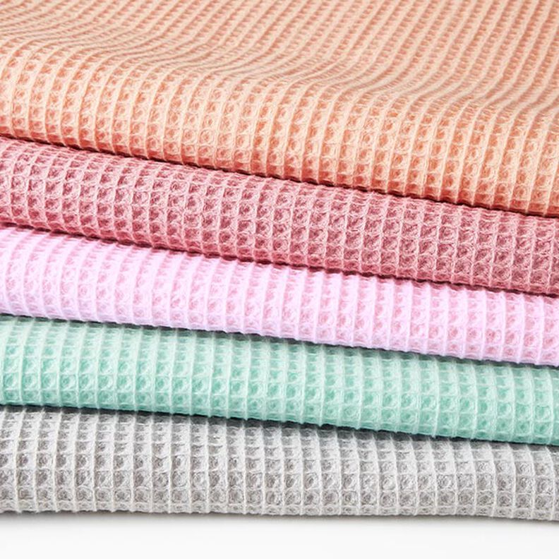 Waffle Piqué – dusky pink, image number 6