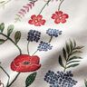 Decor Fabric Tapestry Fabric Poppies – offwhite/red,  thumbnail number 2