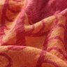 Beachwear hammam towel jacquard ornaments – red/peach orange,  thumbnail number 2