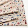 Decor Fabric Half Panama maritime classics – natural/navy blue,  thumbnail number 5