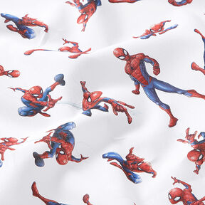 Cretonne Licensed Fabric Spiderman | Marvel – white, 