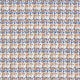 Cotton tweed multicoloured checks – offwhite/blue,  thumbnail number 1