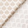 Coated Cotton Abstract Fans – white/cashew,  thumbnail number 4