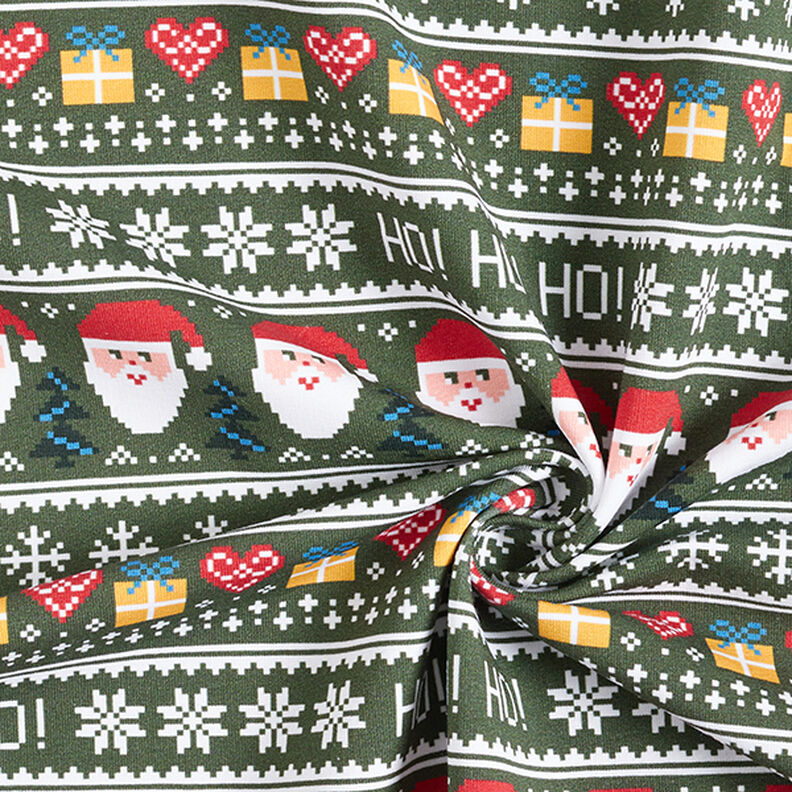 Ho! Ho! Ho! French Terry – dark pine,  image number 3