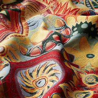 Floral Ornaments Tapestry Jacquard – lilac/red, 