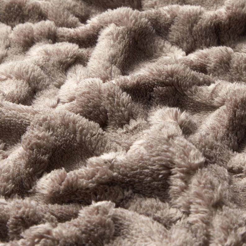 Faux Fur Diamonds – taupe, image number 2