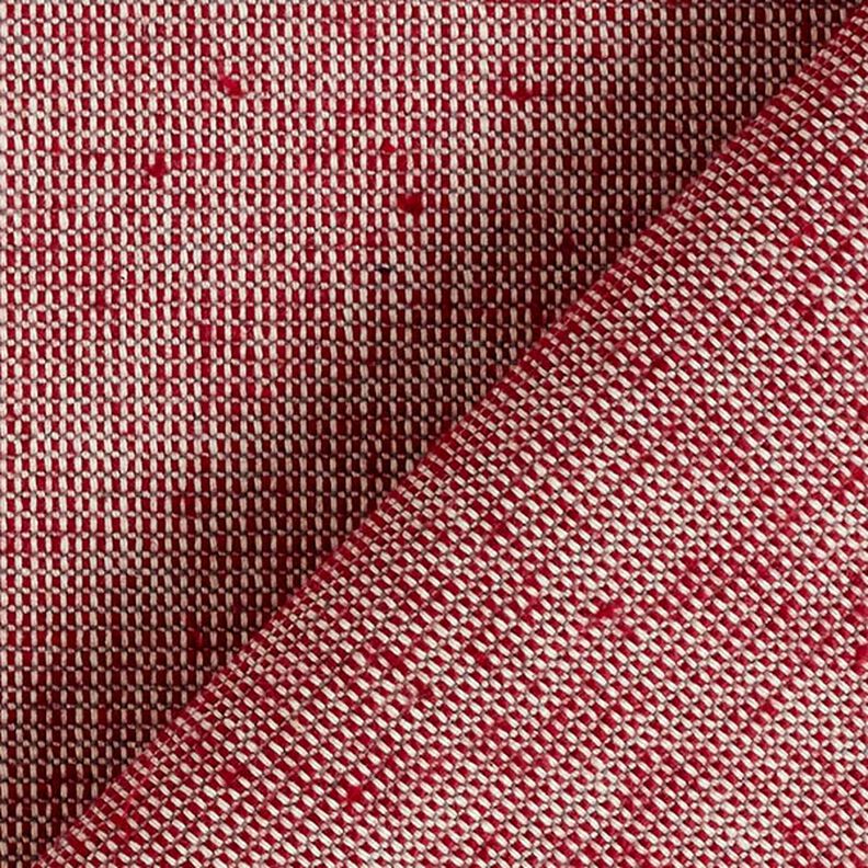 Decorative fabric, ribbed texture, recycled – burgundy,  image number 3
