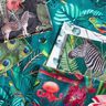 Decor Fabric Canvas Birds of Paradise – dark green,  thumbnail number 5