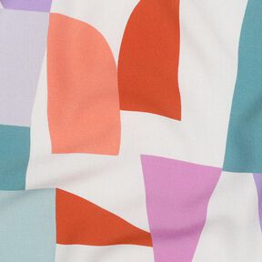 LENZING™ ECOVERO™ viscose fabric  Shape Shifter | Nerida Hansen – offwhite/mauve, 