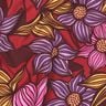 LENZING™ EcoVero™ viscose fabric Flowers | Poppy Fabrics – merlot/apricot,  thumbnail number 2