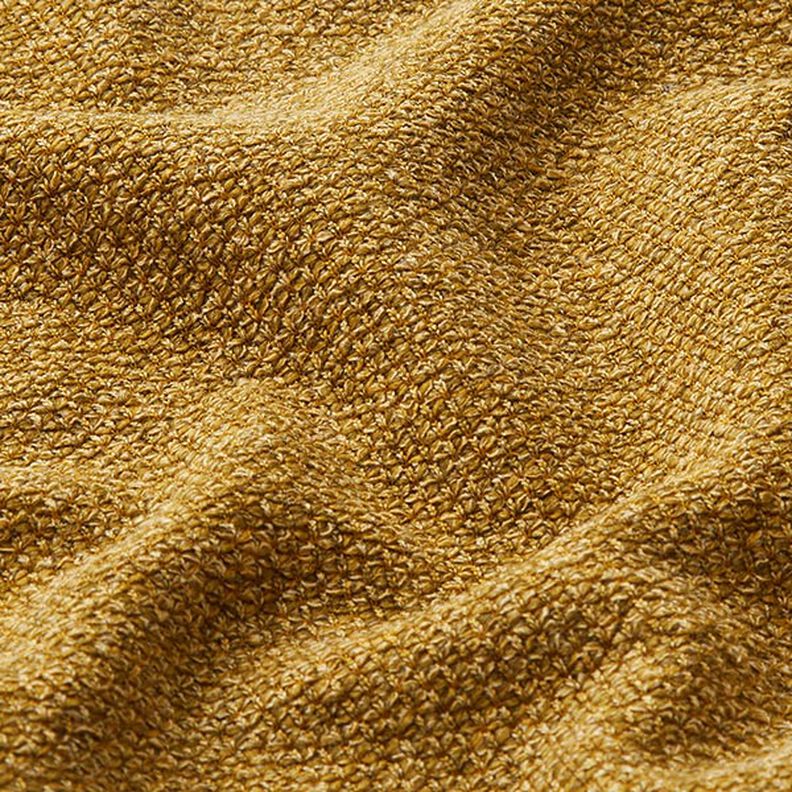 Mottled Bouclé Knit – mustard,  image number 2