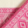 Cotton fabric diamond pattern – offwhite/pink,  thumbnail number 4
