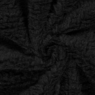 Imitation Lamb Fur – black | Remnant 100cm, 
