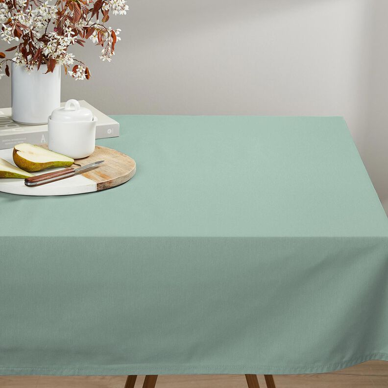 pure heavy linen Plain – eucalyptus,  image number 7