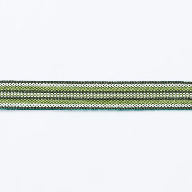 Ethnic Webbing [ 15 mm ] – dark green/grass green,  image number 1