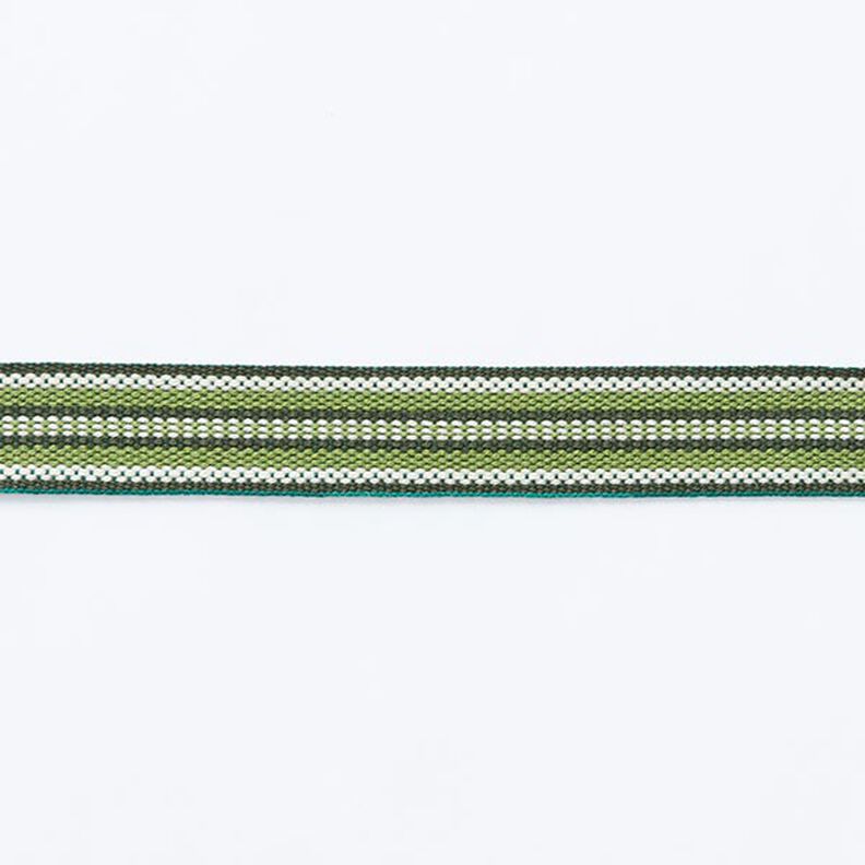 Ethnic Webbing [ 15 mm ] – dark green/grass green,  image number 1