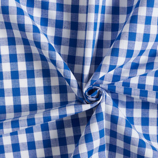 Cotton Vichy - 1 cm – royal blue, 