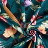 Decor Velvet elegant flowers &ndash; petrol/pink,  thumbnail number 3