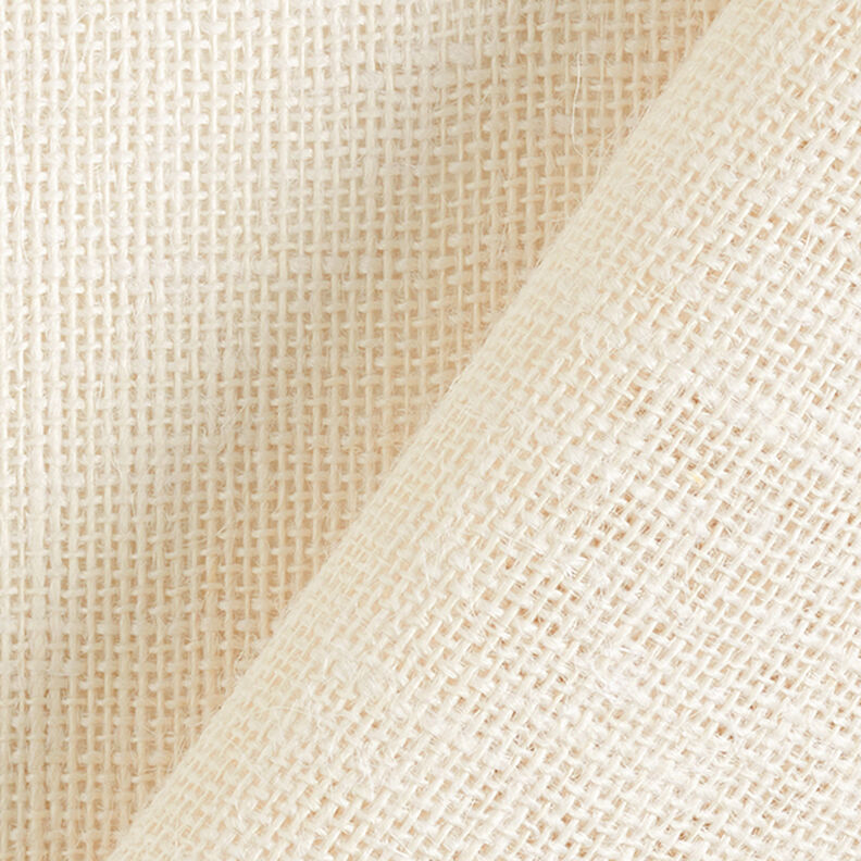 Decor Fabric Jute Plain 150 cm – ivory,  image number 4