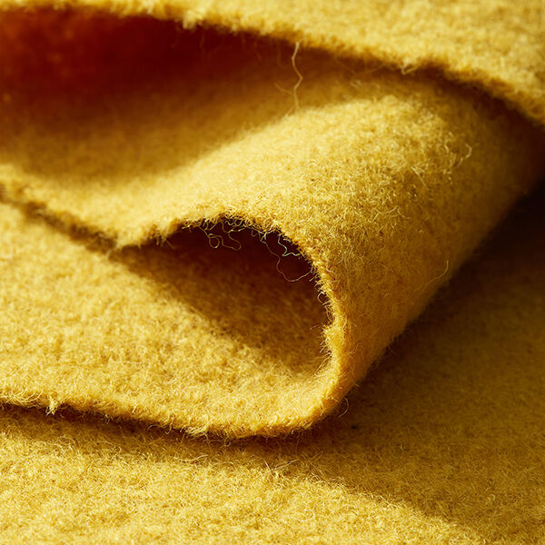 Fulled woollen loden – mustard,  image number 4