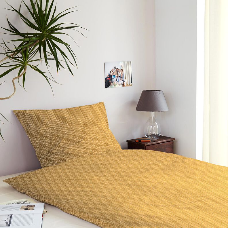 Cotton Cretonne Small Lines – curry yellow,  image number 7