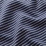 Ribbed Jersey Mini stripes – navy blue/white,  thumbnail number 2