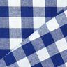 Cotton Vichy check 1,7 cm – royal blue/white,  thumbnail number 3