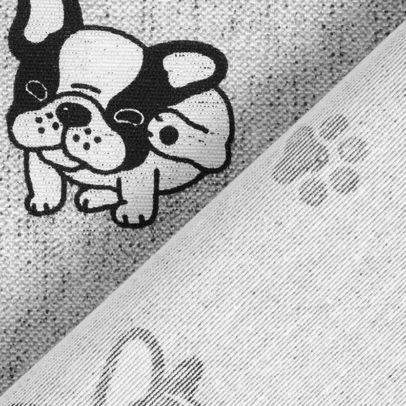 Decor Fabric Canvas Bulldog – grey,  image number 4