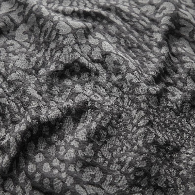 jacquard knit leopard – light grey/dark grey,  image number 2