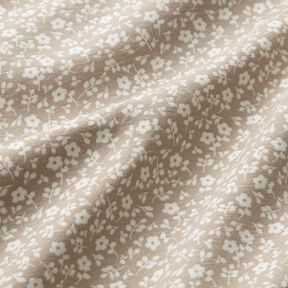 Millefleur cotton jersey – anemone/white, 