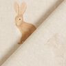 Decor Fabric Half Panama hares – natural/light brown,  thumbnail number 4