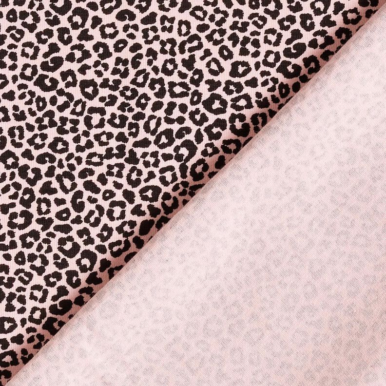 Cotton Jersey Mini Leopard Print – light pink/black, image number 4