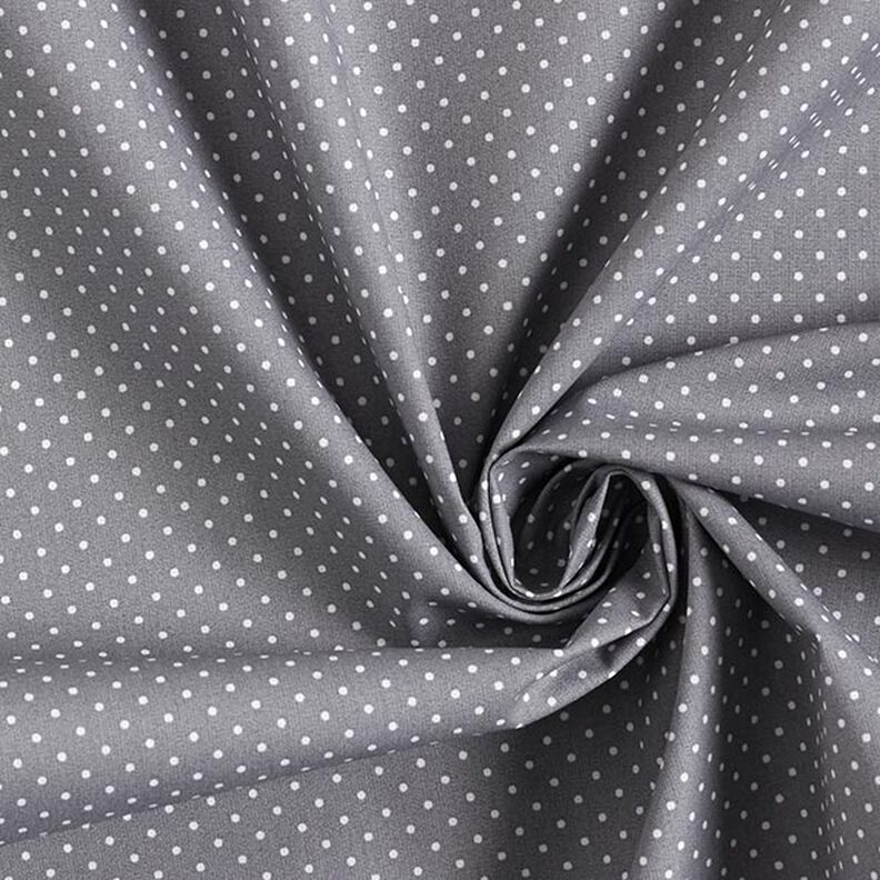 Coated Cotton Little Dots – grey,  image number 4
