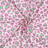 Double Gauze/Muslin colorful leopard print | Poppy Fabrics – ivory/light green,  thumbnail number 3